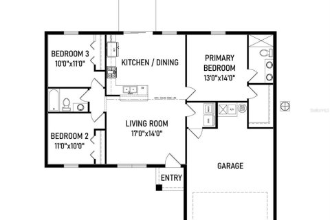 House in Ocala, Florida 3 bedrooms, 117.71 sq.m. № 2119591 - photo 5