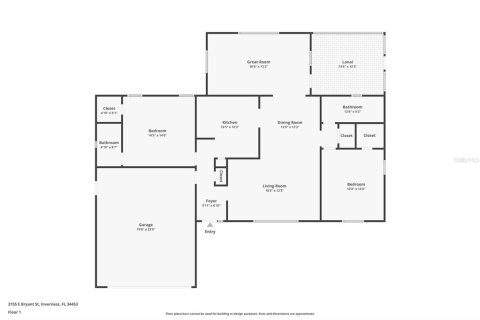 Villa ou maison à vendre à Inverness, Floride: 2 chambres, 139.35 m2 № 1856581 - photo 6