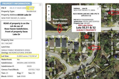 Land in New Port Richey, Florida № 2167864 - photo 4