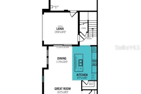 Adosado en venta en Celebration, Florida, 3 dormitorios, 166.67 m2 № 2147722 - foto 4