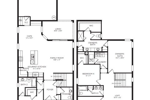House in Winter Garden, Florida 4 bedrooms, 231.23 sq.m. № 1876558 - photo 1