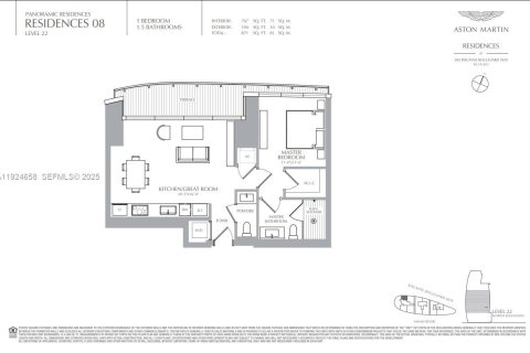 Copropriété à vendre à Miami, Floride: 1 chambre, 63.08 m2 № 1982976 - photo 3