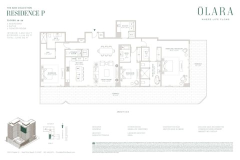 Copropriété à vendre à West Palm Beach, Floride: 3 chambres, 246.75 m2 № 2242264 - photo 20