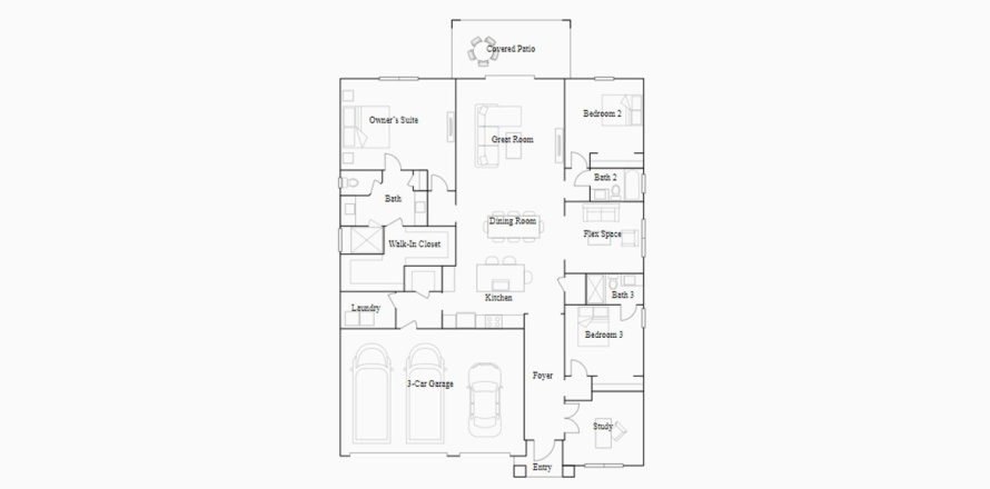 Townhouse in BRIDGEWATER AT VIERA in Melbourne, Florida 3 bedrooms, 240 sq.m. № 67930