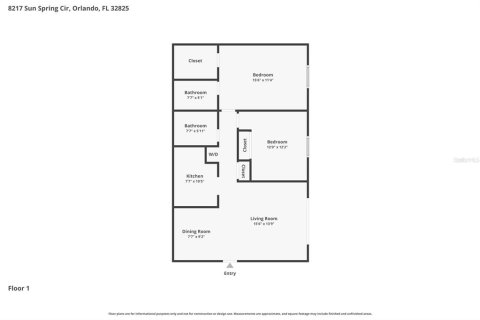 Copropriété à vendre à Orlando, Floride: 2 chambres, 98.85 m2 № 2206678 - photo 28