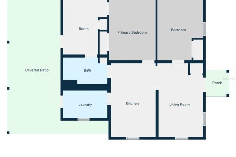 House in Largo, Florida 3 bedrooms, 85.56 sq.m. № 2344877 - photo 25