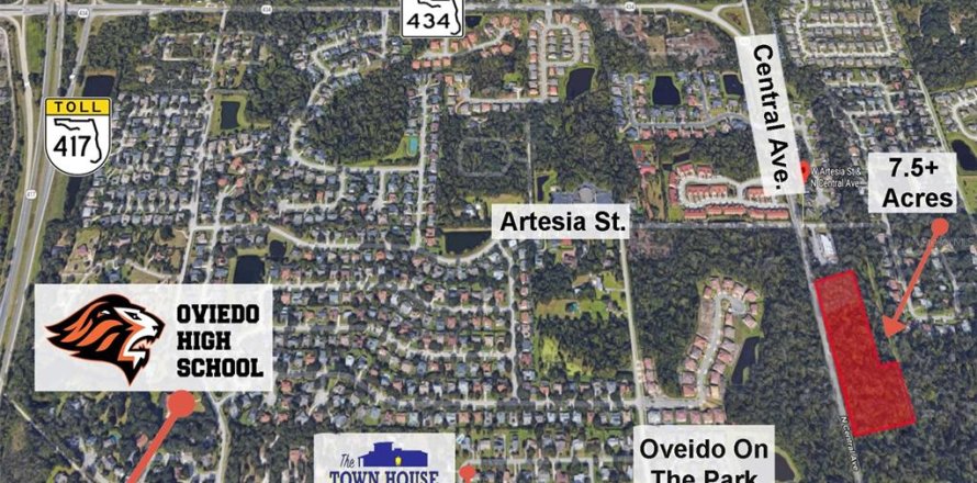 Land in Oviedo, Florida № 1617893