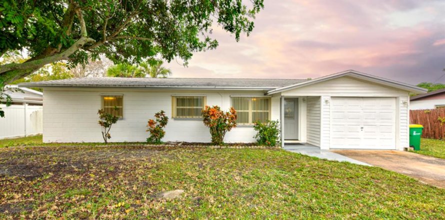 House in Merrit Island, Florida 3 bedrooms, 86.96 sq.m. № 2099902