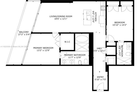 Condominio en venta en Miami, Florida, 1 dormitorio, 113.34 m2 № 1985485 - foto 29