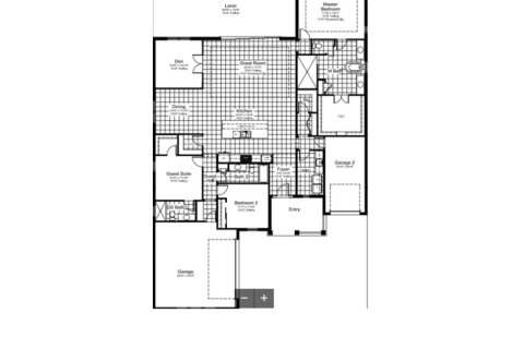 Планировка виллы или дома «House» 3 спальни в ЖК Everly