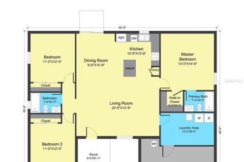 House in Sebring, Florida 3 bedrooms, 116.78 sq.m. № 1624608 - photo 2