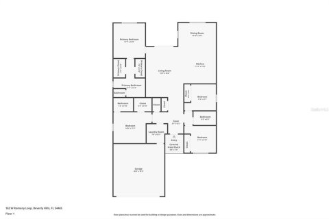 Villa ou maison à louer à Beverly Hills, Floride: 4 chambres, 175.49 m2 № 2102218 - photo 2
