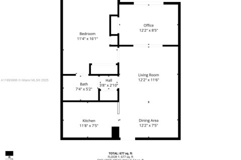 Купить кондоминиум в Майами, Флорида 1 спальня, 65.96м2, № 1949222 - фото 16