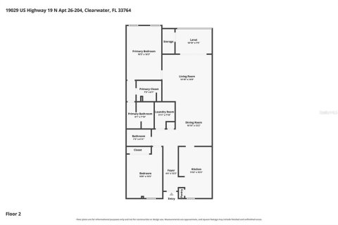 Copropriété à vendre à Clearwater, Floride: 2 chambres, 108.23 m2 № 2318488 - photo 2