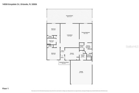 Villa ou maison à louer à Orlando, Floride: 3 chambres, 117.43 m2 № 2385989 - photo 2