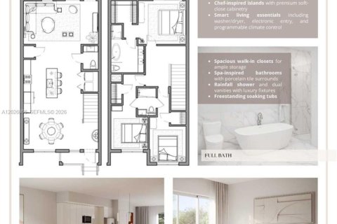 Touwnhouse à louer à Miami, Floride: 3 chambres, 184.23 m2 № 2084551 - photo 11
