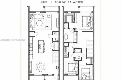 Touwnhouse à louer à Miami, Floride: 3 chambres, 184.23 m2 № 2084551 - photo 13