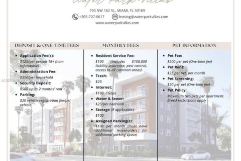 Touwnhouse à louer à Miami, Floride: 3 chambres, 184.23 m2 № 2084551 - photo 12