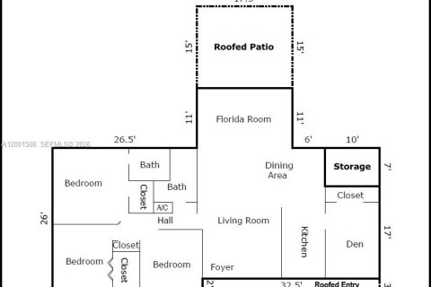 House in Miami, Florida 3 bedrooms, 150.32 sq.m. № 2066272 - photo 9