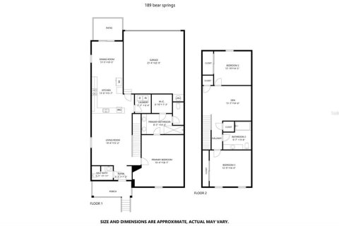 Townhouse in Winter Springs, Florida 3 bedrooms, 158.31 sq.m. № 2396372 - photo 3