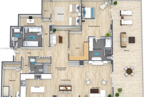 Condo in Hallandale Beach, Florida, 3 bedrooms  № 2055972 - photo 25