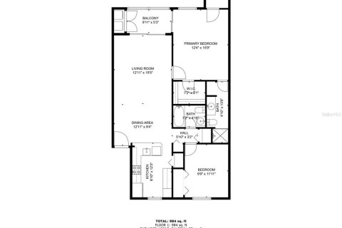 Condominio en venta en Oldsmar, Florida, 2 dormitorios, 97.92 m2 № 1534839 - foto 4