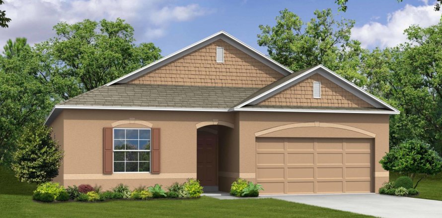 House in Jackson Landing by Maronda Homes in Winter Haven, Florida 3 rooms № 359620