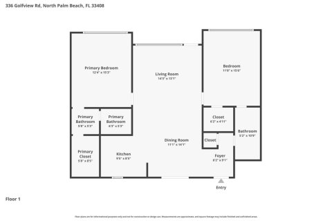 Condo in North Palm Beach, Florida, 2 bedrooms № 2249743 - photo 28