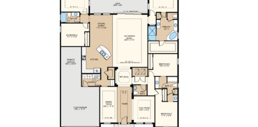 Casa en Windchase at Halifax Plantation en Ormond Beach, Florida 4 dormitorios, 299 m2 № 601237