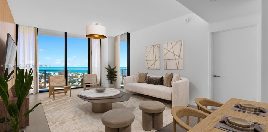 Кондоминиум с 2 спальнями в Майами-Бич, Флорида № 2057934