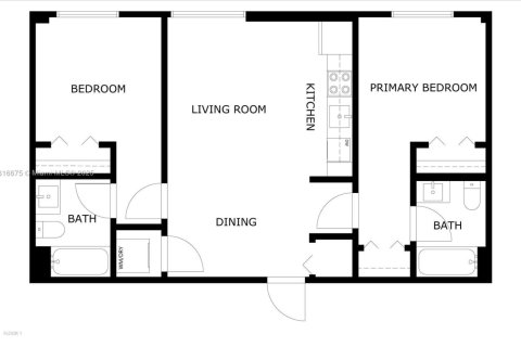 Снять в аренду виллу или дом в Майами, Флорида 2 спальни, 77.39м2, № 2034558 - фото 16