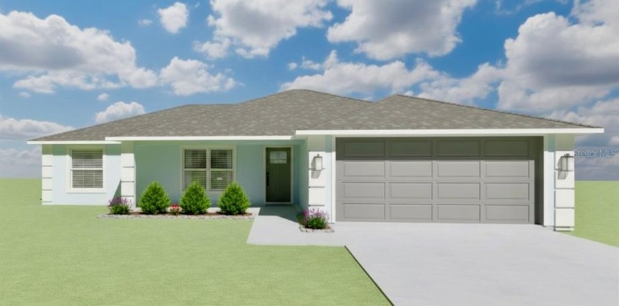 House in Ocklawaha, Florida 3 bedrooms, 131.18 sq.m. № 1908277