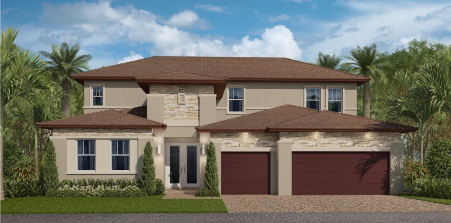 House in Crescent Ridge in Davie, Florida 4 bedrooms, 298 sq.m. № 599395