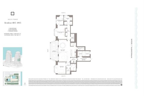 Купить кондоминиум в Уэст-Палм-Бич, Флорида 3 комнаты, 240.8м2, № 2087764 - фото 16