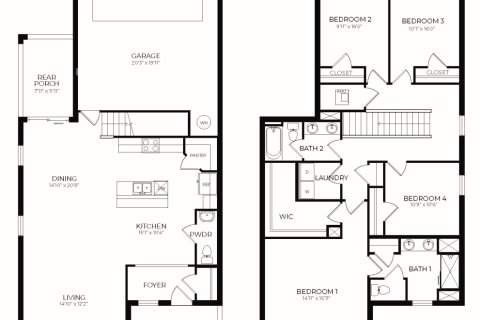 House in Apopka, Florida 4 bedrooms, 214.42 sq.m. № 1869409 - photo 1