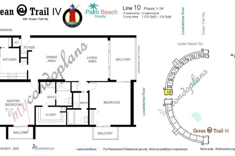 Copropriété à vendre à Jupiter, Floride: 2 chambres, 117.99 m2 № 2183980 - photo 22