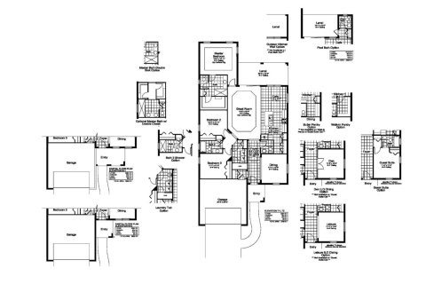 Townhouse floor plan «192SQM WHITE STAR», 3 bedrooms in VICENZA
