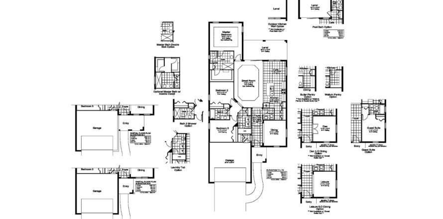 Планировка таунхауса «192SQM WHITE STAR» 3 спальни в ЖК VICENZA