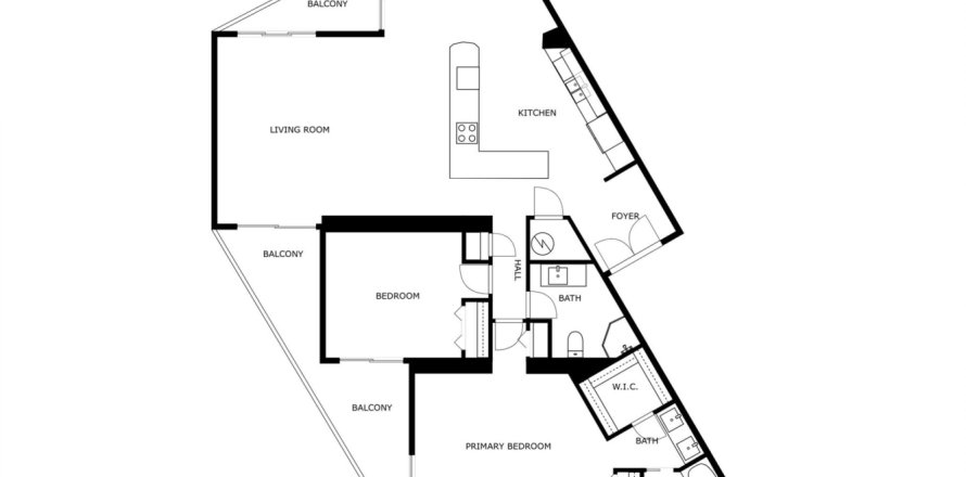 Condo à Riviera Beach, Floride, 2 chambres  № 1118956