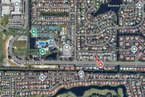 Снять в аренду квартиру в Корал-Спрингс, Флорида 5 комнат, 112.6м2, № 2325524 - фото 30