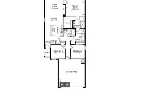 House floor plan «House», 3 bedrooms in Links Terrace