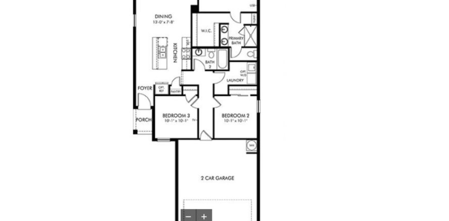 House floor plan «House», 3 bedrooms in Links Terrace