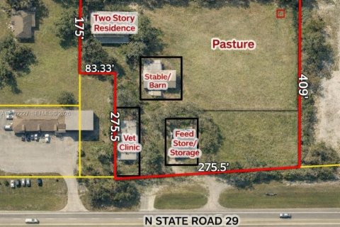 Immobilier commercial à LaBelle, Floride № 2170315
