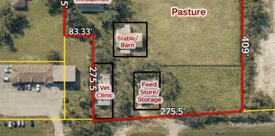 Immobilier commercial à LaBelle, Floride № 2170315
