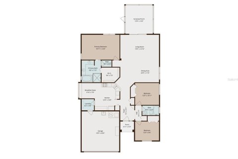 Villa ou maison à vendre à Wesley Chapel, Floride: 3 chambres, 169.08 m2 № 2149934 - photo 7