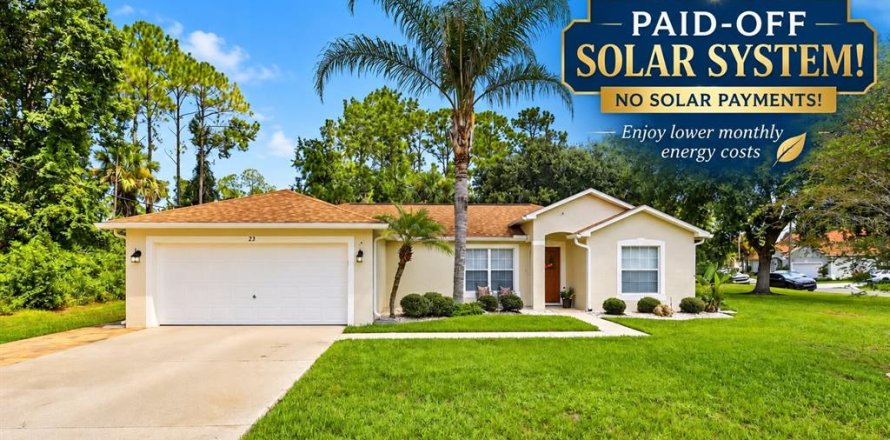 House in Palm Coast, Florida 3 bedrooms, 128.58 sq.m. № 2299860