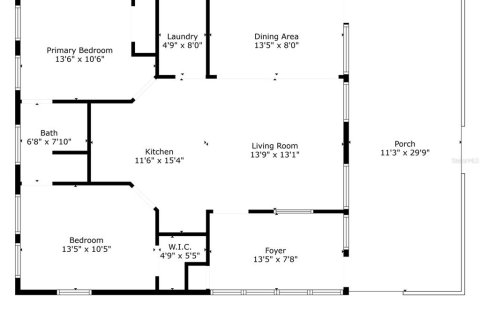 House in Inverness, Florida 2 bedrooms, 91.97 sq.m. № 1899562 - photo 7