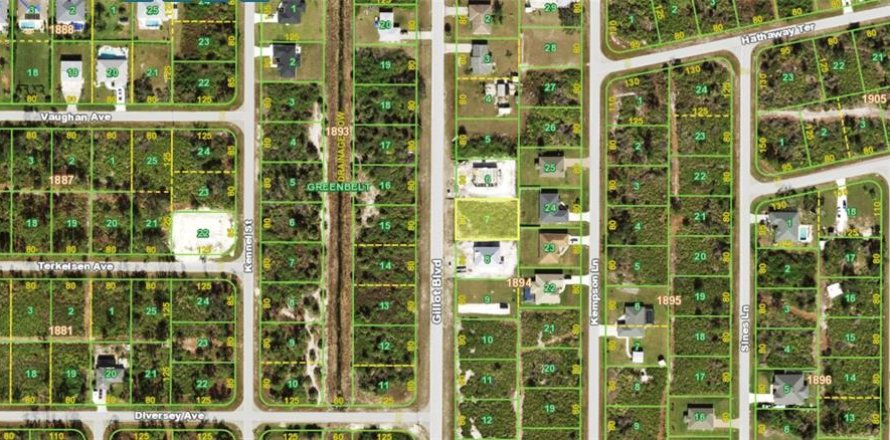 Terrain à Port Charlotte, Floride № 2233060