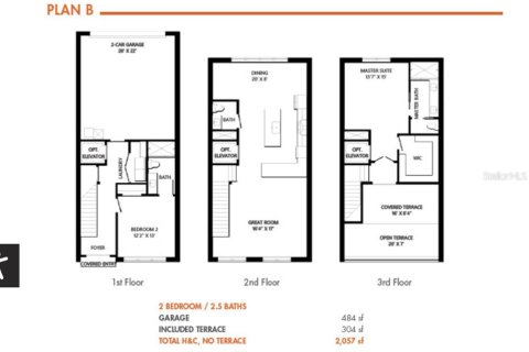 Townhouse in Gainesville, Florida 2 bedrooms, 190.08 sq.m. № 1871237 - photo 10