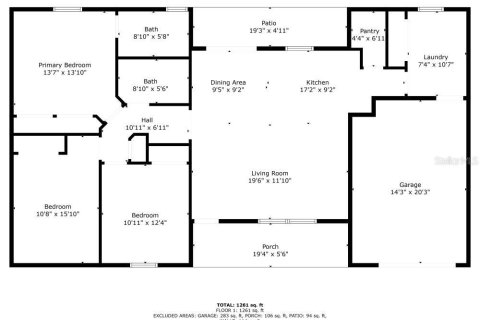 Casa en venta en Ocala, Florida, 3 dormitorios, 124.67 m2 № 1869730 - foto 28